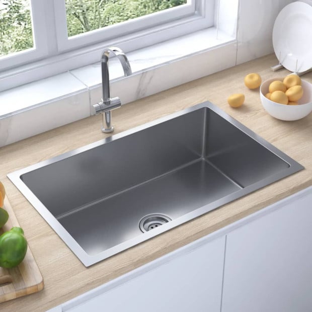 148766 Handmade Kitchen Sink Stainless Steel