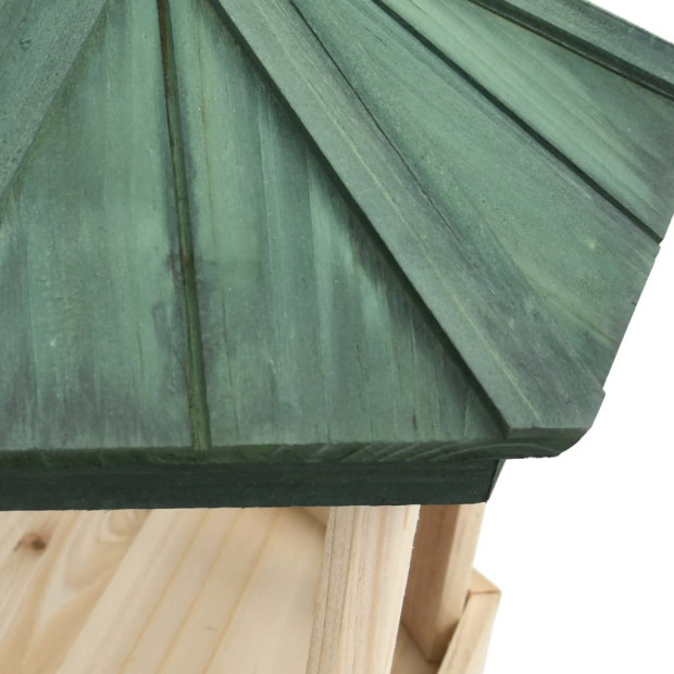 Standing Bird Feeder Solid Firwood 33 x 106cm Image 4