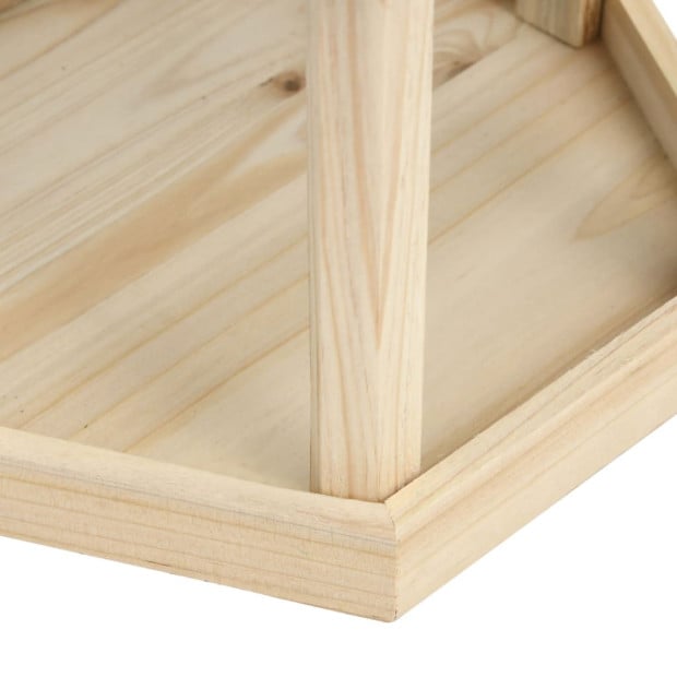 Standing Bird Feeder Solid Firwood 33 x 106cm Image 5