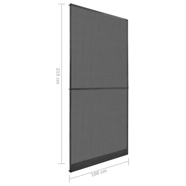 Hinged Insect Screen For Doors Anthracite 100x215 Cm Image 9