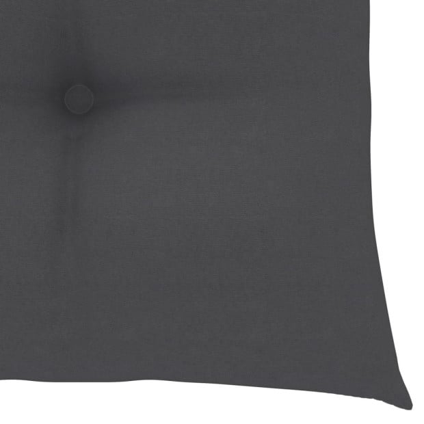 Chair Cushions 2 Pcs Anthracite 50x50x7 Cm Fabric Image 5