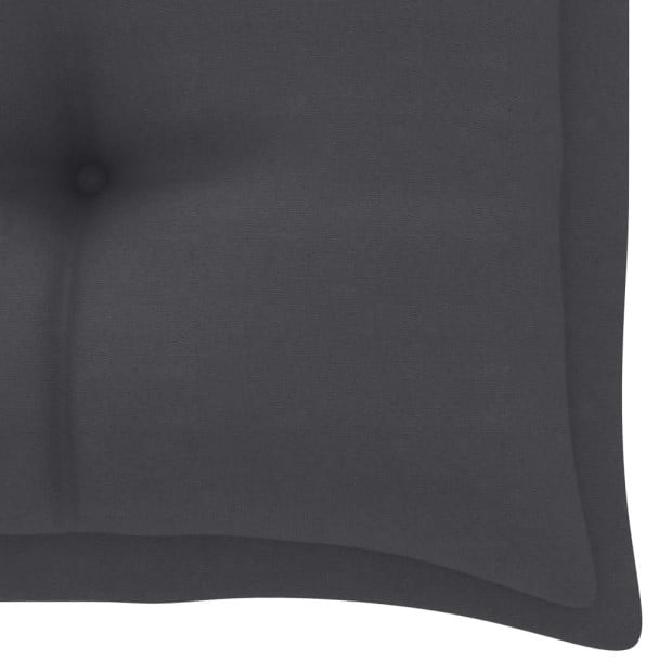 Garden Bench Cushion Anthracite 100x50x7 Cm Fabric Image 3