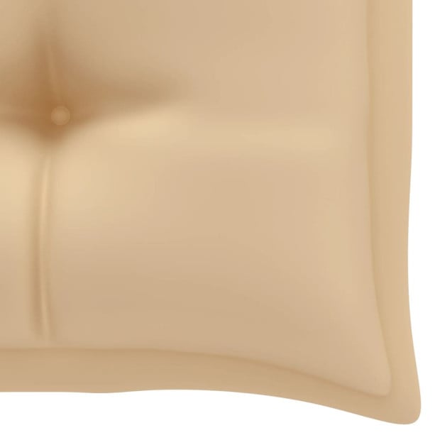 Garden Bench Cushion Beige 100x50x7 Cm Fabric Image 4