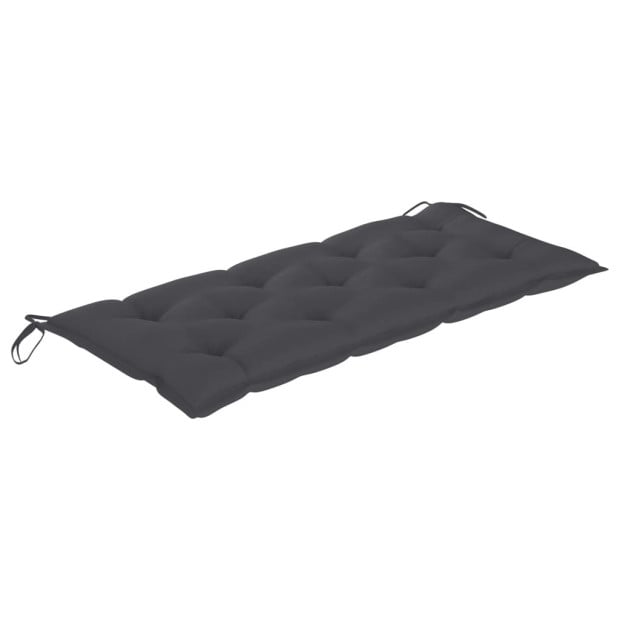Garden Bench Cushion Anthracite 120x50x7 Cm Fabric Image 2