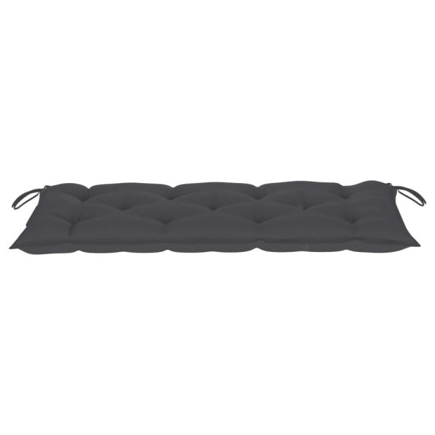 Garden Bench Cushion Anthracite 120x50x7 Cm Fabric Image 3