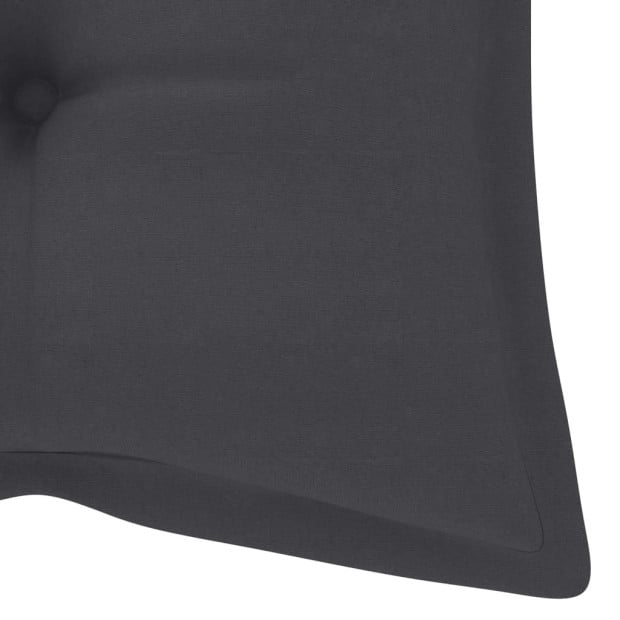 Garden Bench Cushion Anthracite 120x50x7 Cm Fabric Image 4
