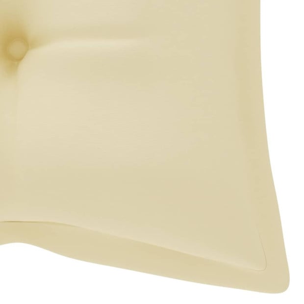 Garden Bench Cushion Cream White 120x50x7 Cm Fabric Image 4