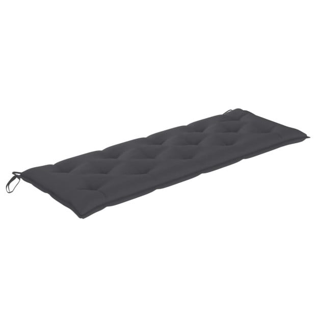 Garden Bench Cushion Anthracite 150x50x7 Cm Fabric Image 2