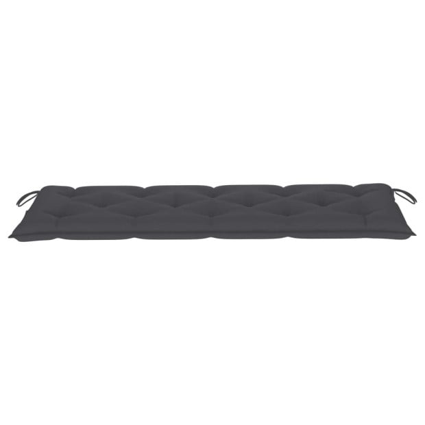 Garden Bench Cushion Anthracite 150x50x7 Cm Fabric Image 3
