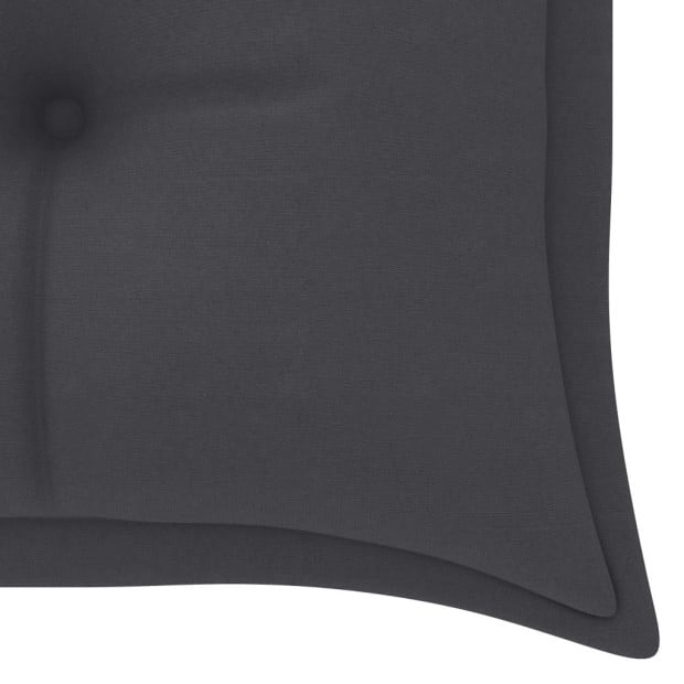 Garden Bench Cushion Anthracite 150x50x7 Cm Fabric Image 4