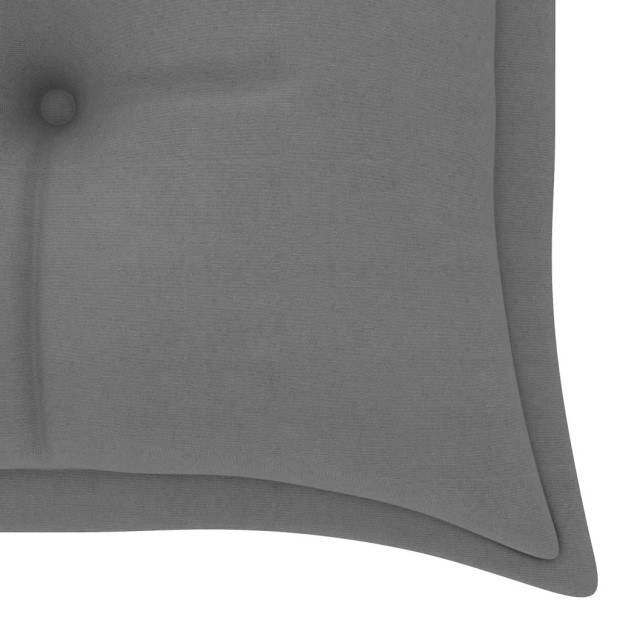 Garden Bench Cushion Grey 150x50x7 Cm Fabric Image 4