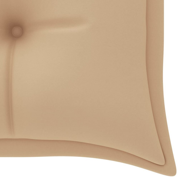 Garden Bench Cushion Beige 150x50x7 Cm Fabric Image 4