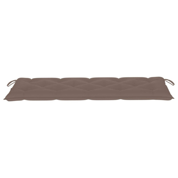 Garden Bench Cushion Taupe 150x50x7 Cm Fabric Image 3