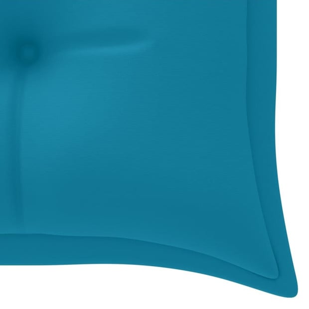Garden Bench Cushion Light Blue 180x50x7 Cm Fabric Image 4