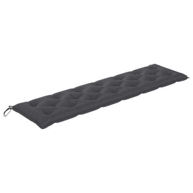Garden Bench Cushion Anthracite 200x50x7 Cm Fabric Image 2