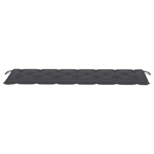 Garden Bench Cushion Anthracite 200x50x7 Cm Fabric Image 3
