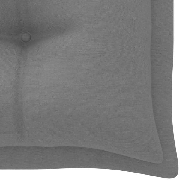 Garden Bench Cushion Grey 200x50x7 Cm Fabric Image 4