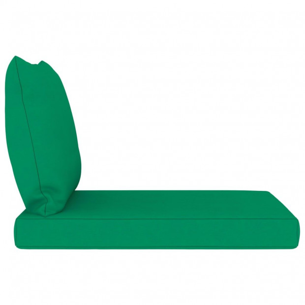 Pallet Sofa Cushions 2 Pcs Green Fabric Image 3