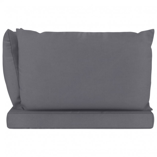 Pallet Sofa Cushions 3 Pcs Anthracite Fabric Image 3