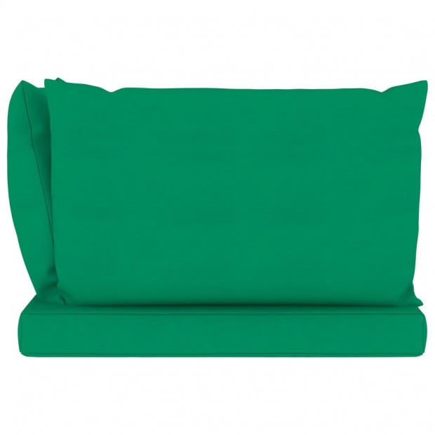 Pallet Sofa Cushions 3 Pcs Green Fabric Image 3