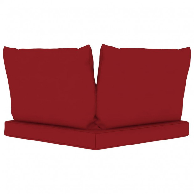 Pallet Sofa Cushions 3 Pcs Wine Red Fabric Image 5