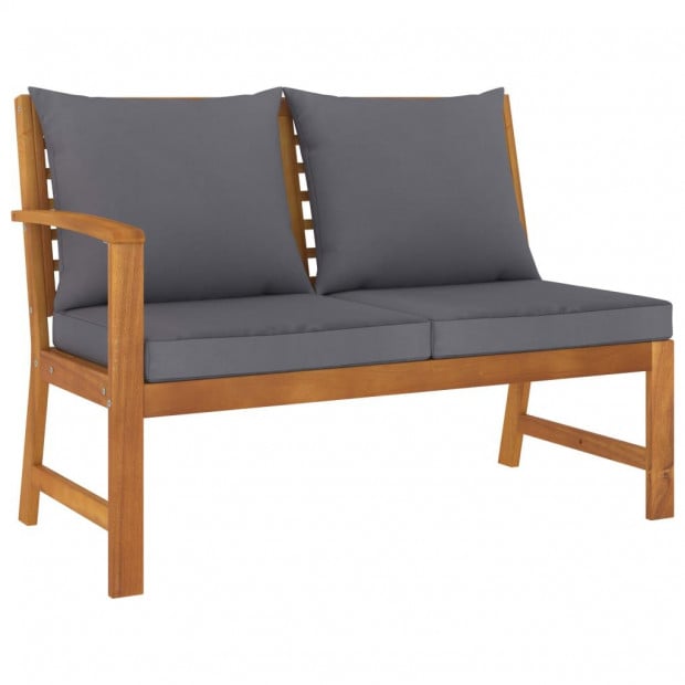 4 Piece Garden Lounge Set With Cushion Solid Acacia Wood Image 4
