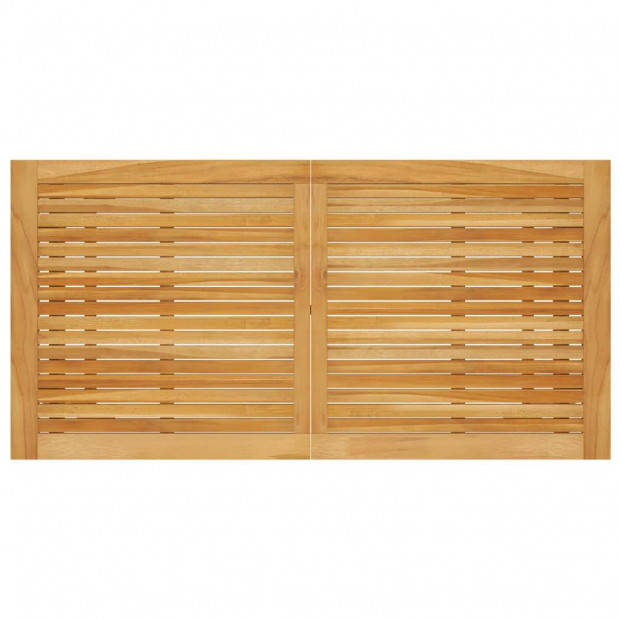 5 Piece Garden Dining Set Solid Acacia Wood Image 11