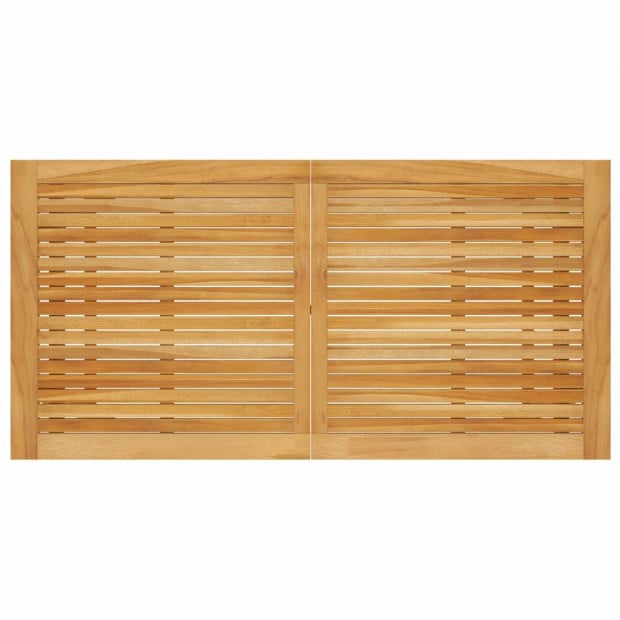 7 Piece Garden Dining Set Solid Acacia Wood Image 11