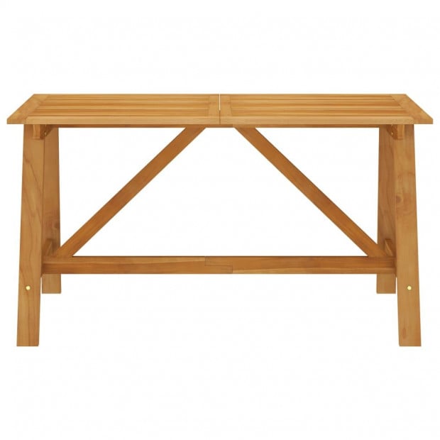 7 Piece Garden Dining Set Solid Acacia Wood Image 9