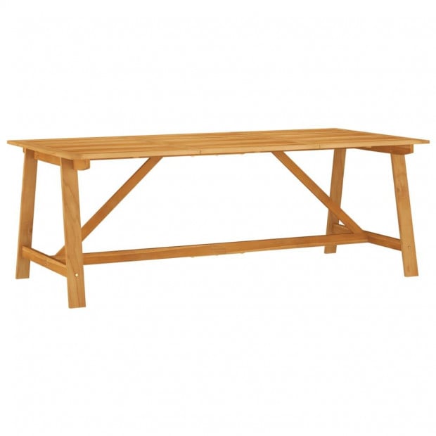 9 Piece Garden Dining Set Solid Acacia Wood Image 8