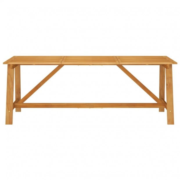 9 Piece Garden Dining Set Solid Acacia Wood Image 9