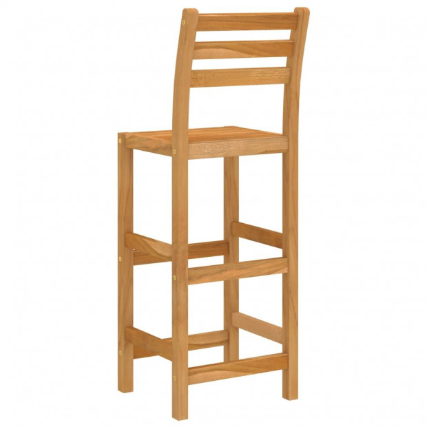 3 Piece Outdoor Bar Set Solid Acacia Wood Image 7