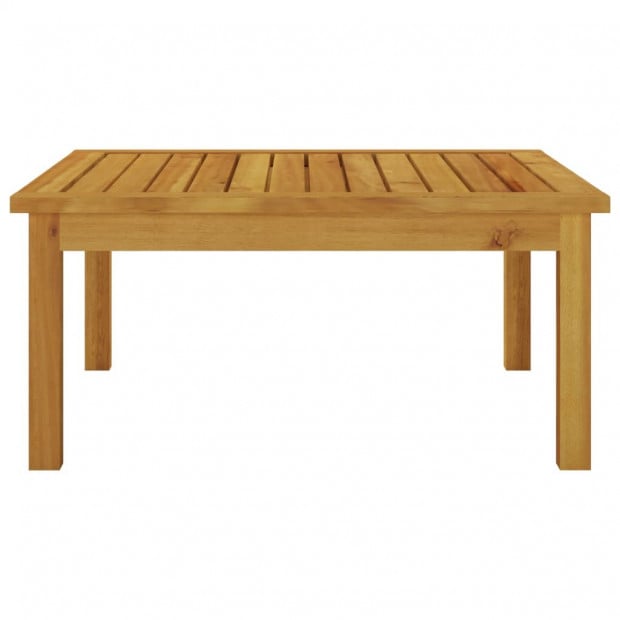 Garden Lounge Table 63x63x30 Cm Solid Acacia Wood Image 2