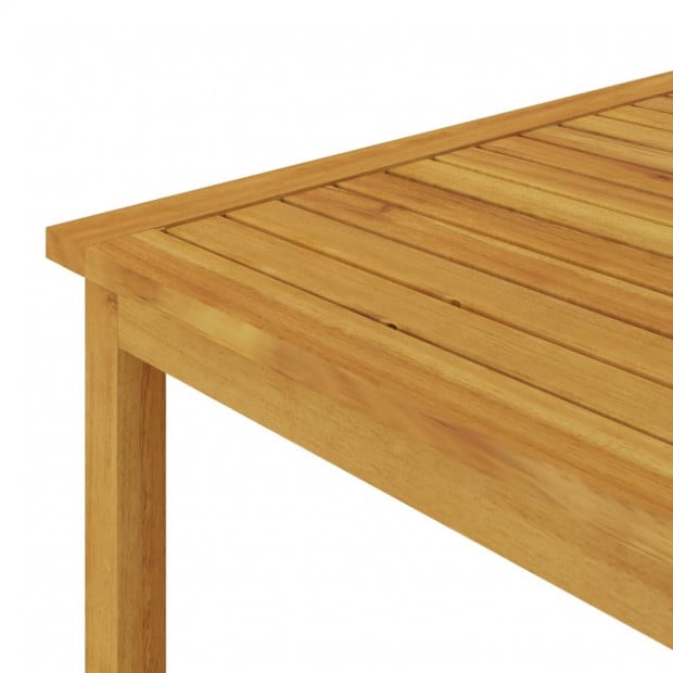 Garden Lounge Table 63x63x30 Cm Solid Acacia Wood Image 4