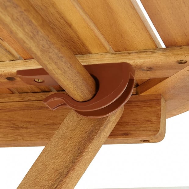 Folding Garden Table 70 Cm Solid Acacia Wood Image 8