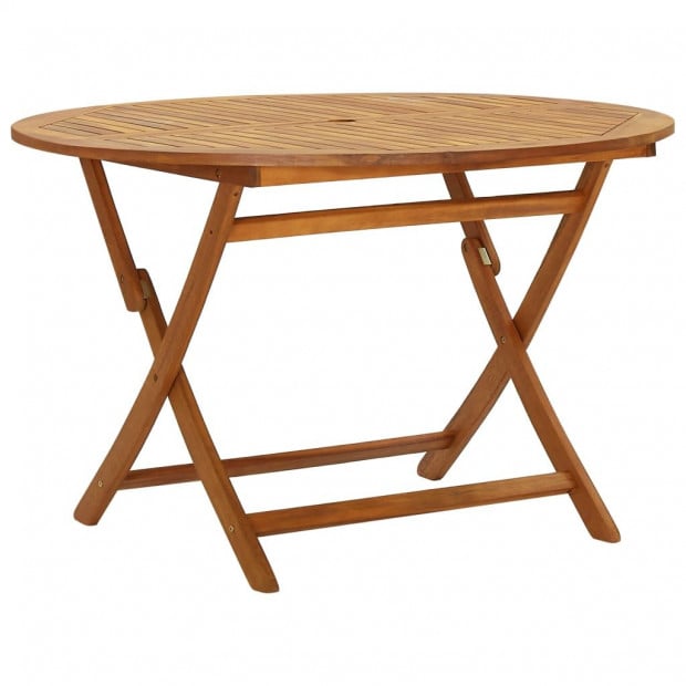 Folding Garden Table 120 Cm Solid Acacia Wood