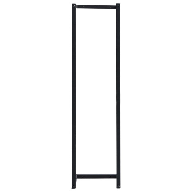 Towel Rack Black 25x20x95cm Iron Image 3