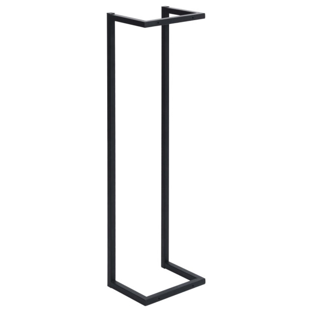 Towel Rack Black 25x20x95cm Iron Image 5