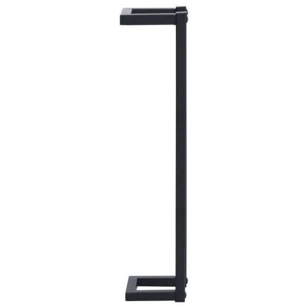 Towel Rack Black 12.5x12.5x 60cm Iron Image 5