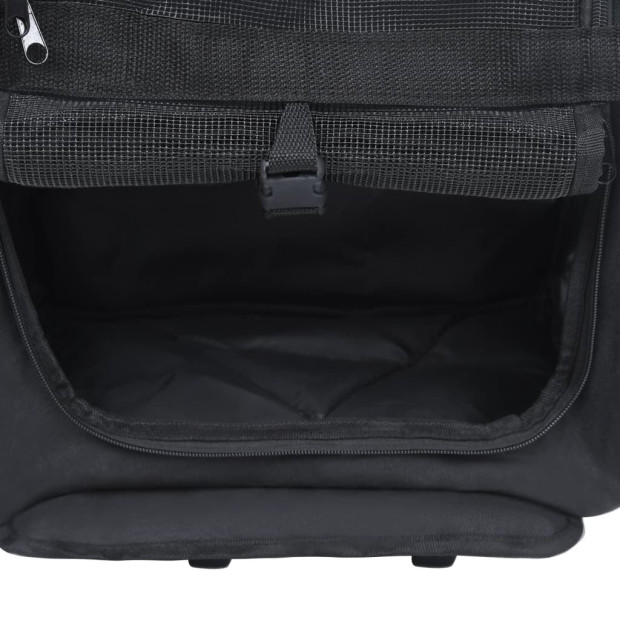 Foldable Multipurpose Pet Trolley Black Image 5