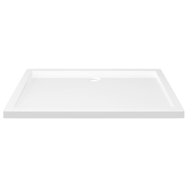 Rectangular ABS Shower Base Tray White 70x100cm Image 3