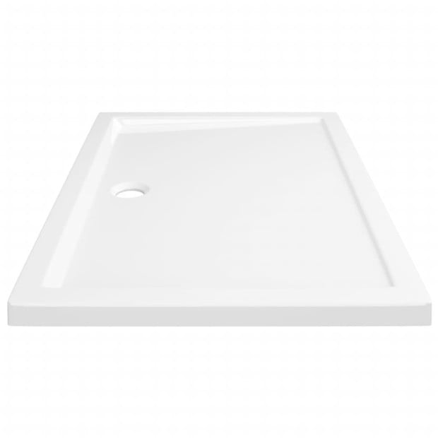 Rectangular ABS Shower Base Tray White 70x100cm Image 4