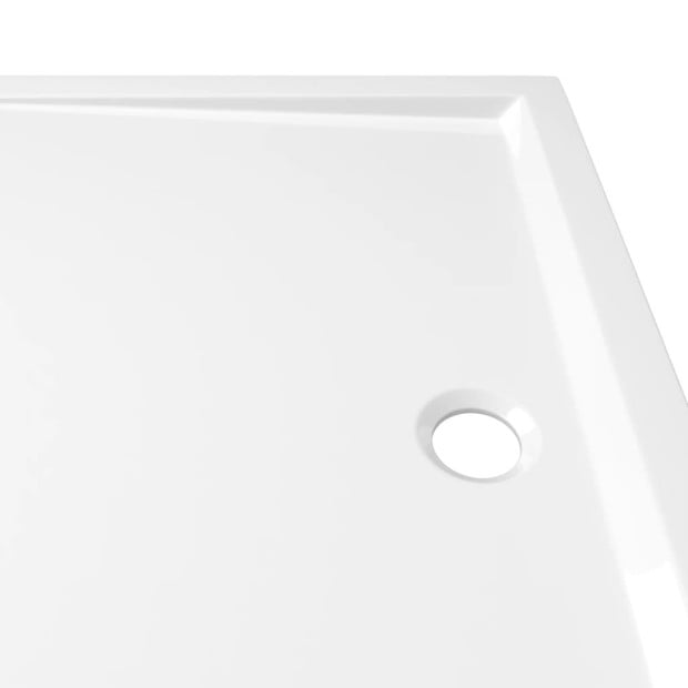 Rectangular ABS Shower Base Tray White 70x100cm Image 6