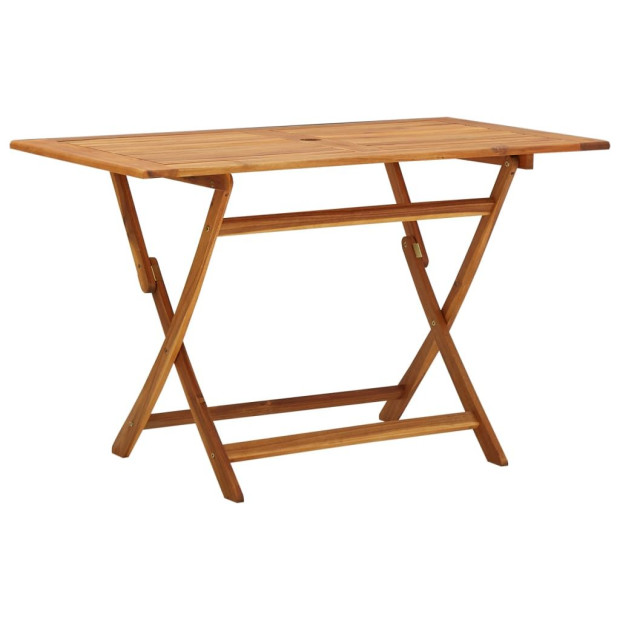 5 Piece Solid Acacia Wood Garden Dining Set Image 3