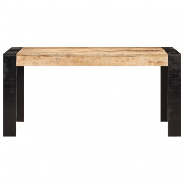 Dining Table 160x80x76 Cm Solid Mango Wood Image 2