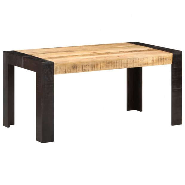 Dining Table 160x80x76 Cm Solid Mango Wood Image 9