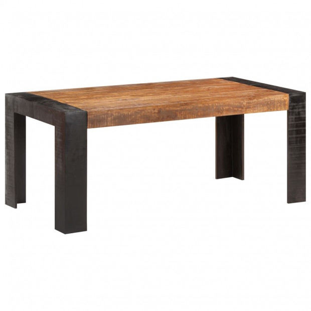 Dining Table 180x90x76 Cm Solid Mango Wood Image 8