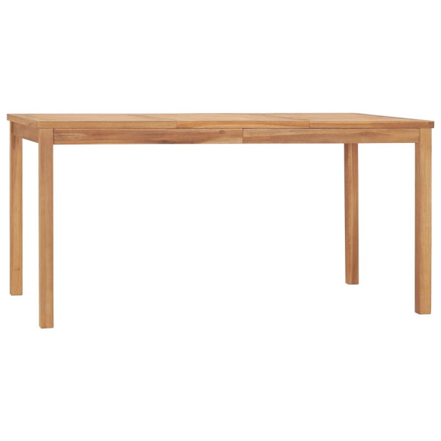 5 Piece Garden Dining Set Solid Teak Wood Image 7