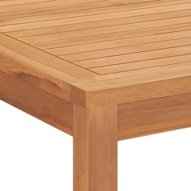 5 Piece Garden Dining Set Solid Teak Wood Image 9