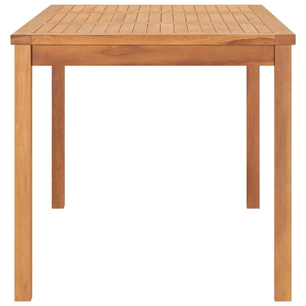 7 Piece Garden Dining Set Solid Teak Wood Image 8